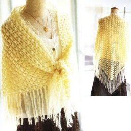 Вяжем теплую шаль