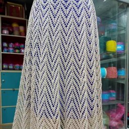 Юбка в пол, вяжем крючком