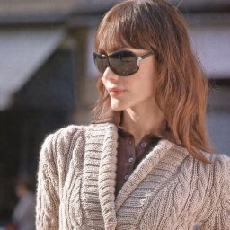 Женский жакет с закругленными планками