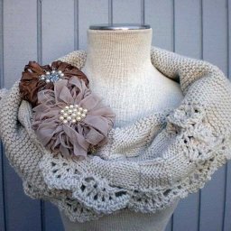 Креативный шарф для экстравагантной дамы