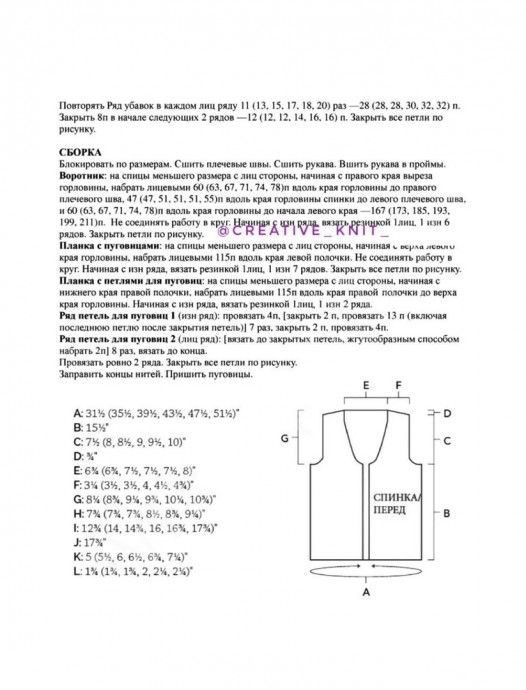 Жакет спицами