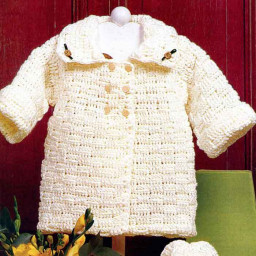 ​Пальто и шапочка для малышки 6-9 месяцев