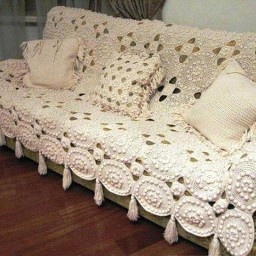 Вяжем покрывало крючком