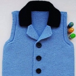 ​Детский жилет спицами