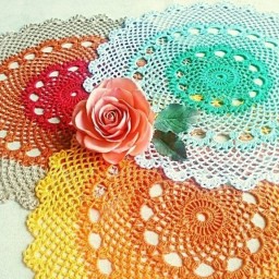 Салфетки с градиентом, поиграем цветом!