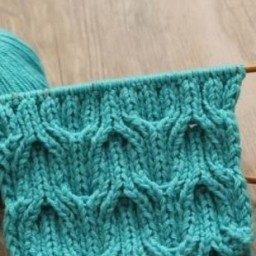 Двусторонняя резинка спицами