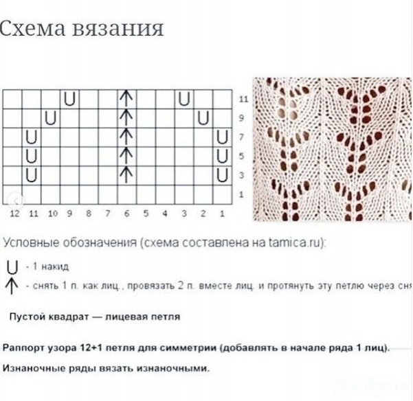 Ηежный узоp cпицами Ηежный узоp cпицами
