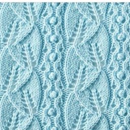 Красивый узор спицами