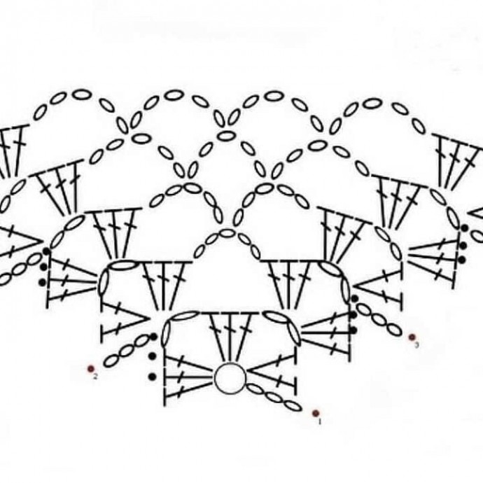 Легкая в исполнении шаль крючком