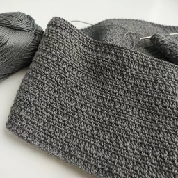 Плотный узор крючком