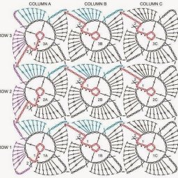 Схемы для безотрывного вязания
