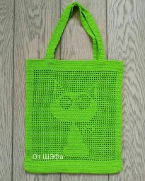 Сумка с лапками, идея для вязания крючком