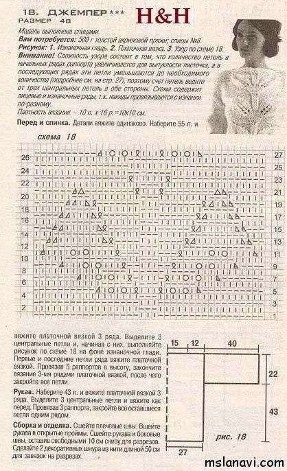 Свитер спицами Свитер спицами