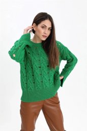 Свитер спицами