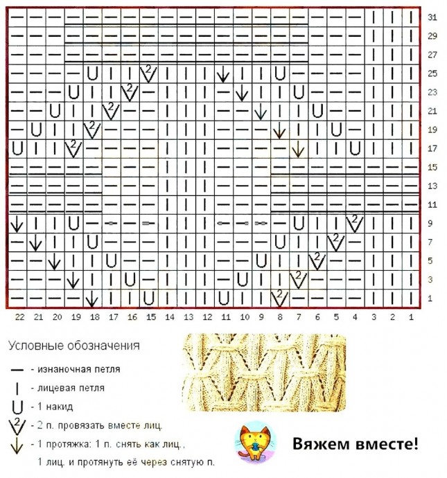 Узор для джемпера