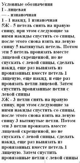 Узор спицами Узор спицами