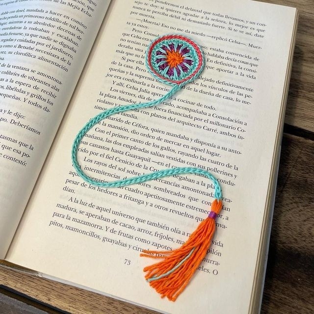 Закладка для книги, вяжем крючком Закладка для книги, вяжем крючком