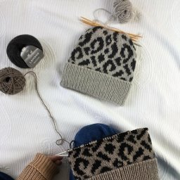 Пятнистый узор спицами, в копилку!