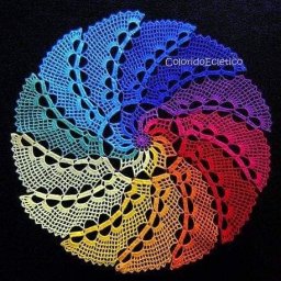 Радужные салфетки. Вяжем крючком