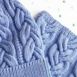 Шапка и снуд косами