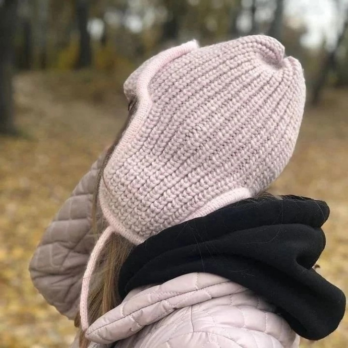 Двусторонняя шапка-ушанка