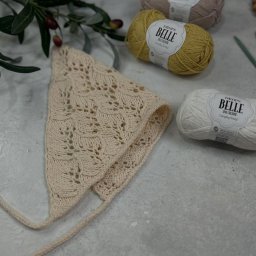 Косынка спицами