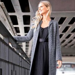 Стильный кардиган крючком