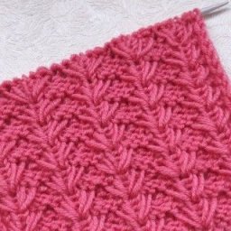 Фантазийный узор спицами