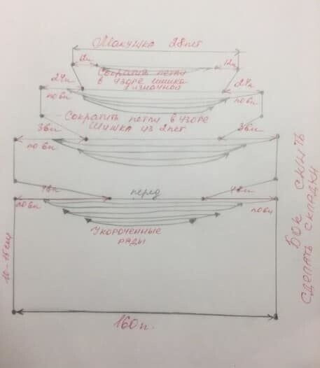 Шапка "Крылья бабочки"