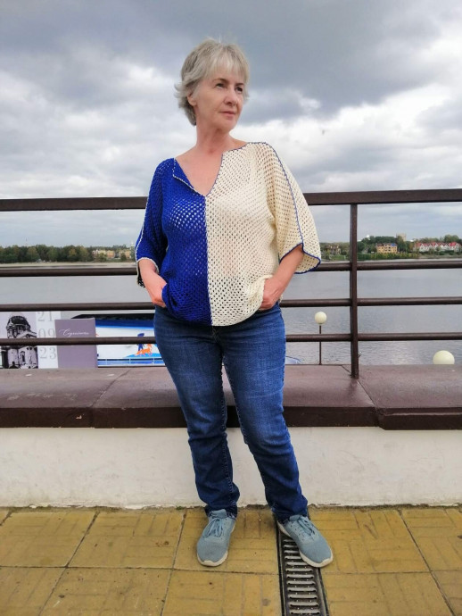 Летняя туника крючком