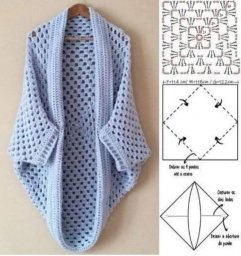 Классный кардиган крючком