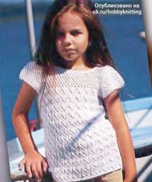 Ажурная кофточка спицами