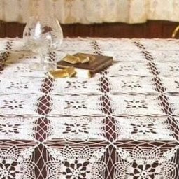 Красивый квадратный мотив крючком