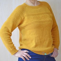 МК - реглан сверху из Alize cotton gold