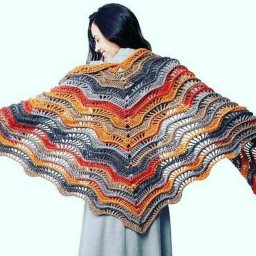 Шаль крючком