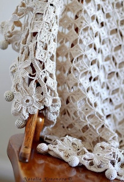 Ажурная кофточка крючком Ажурная кофточка крючком