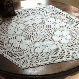 Филейные узоры для салфетки