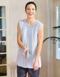 Туника платочной вязкой