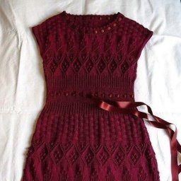 Схема для вязания платья спицами