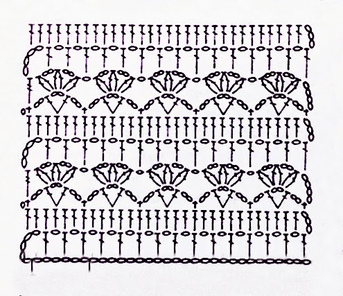 Узор для топа крючком