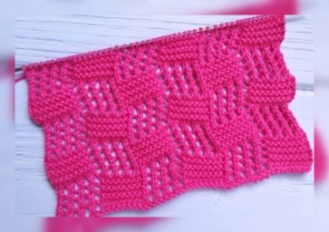 Узор спицами