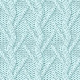 Интересный узор спицами