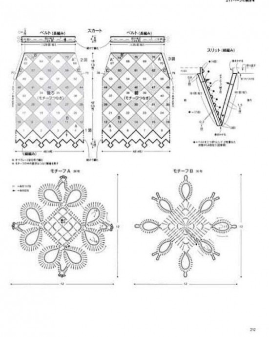 Красивая юбка крючком