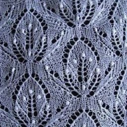 Красивый ажурный узор для шалей