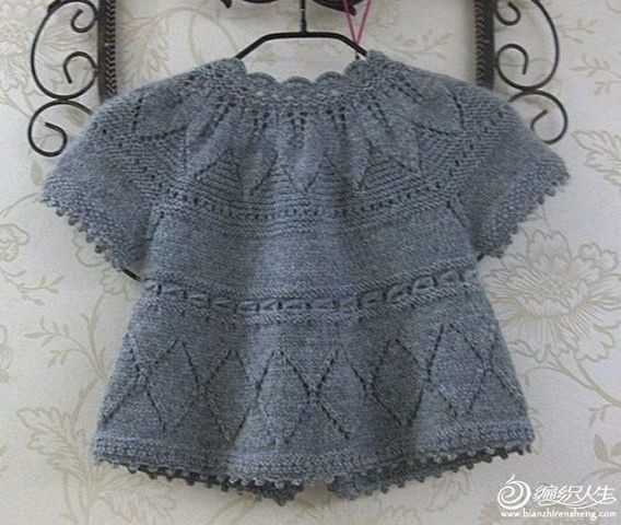 Нежный кардиган для девочки, вяжем спицами Нежный кардиган для девочки, вяжем спицами