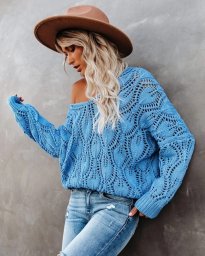 Пуловер спицами