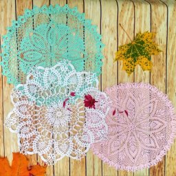 Салфетка крючком