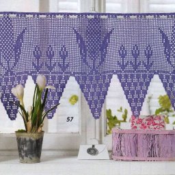 Схемы для вязания филейных занавесок