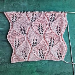 Красивый узор спицами