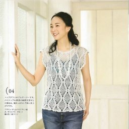 Нежный топ крючком